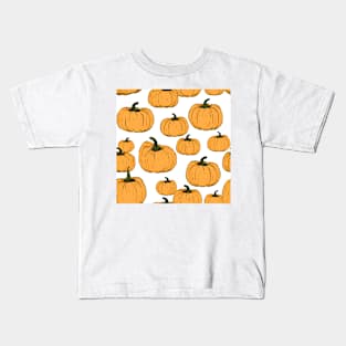 Pumpkin Pattern 2 Kids T-Shirt